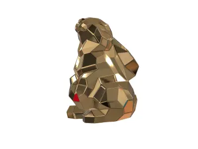 hare figure 3D print model