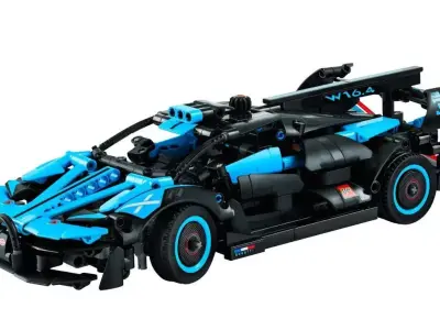PixelBricks3D - LEGO Bugatti Bolide Agile Blue 3D print model