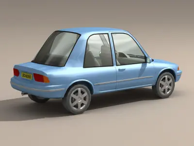Cartoon Car 3D model