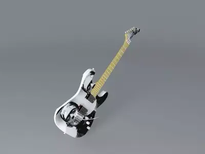 Kramer frankenstein's monster guitar Free 3D model