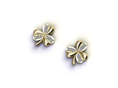 Kid Earrings 7 3dm stl file 3D print model