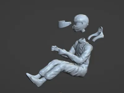 GT Racing Driver 3D print model