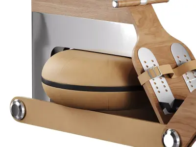 VISLA Premium Rowing Ergometer 3D model