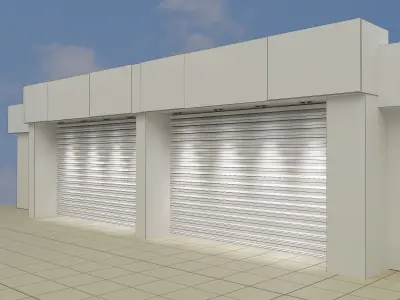  Car service entrance logo sign a615f 3D model