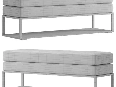 Domino Bench By Magres Baldai 3D model