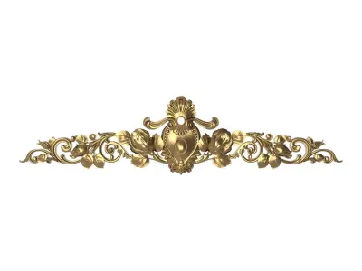 decorative pattern ready for 3D printing 3D model 45