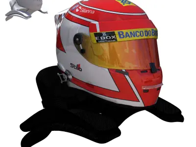 Nasr Helmet 2016 Low-poly 3D model