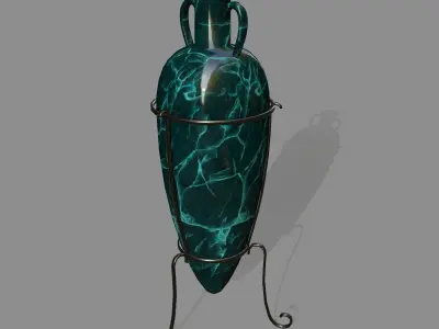 vase 5 greek Low-poly 3D model