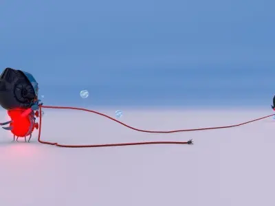 Aliens Tug of War 3D model