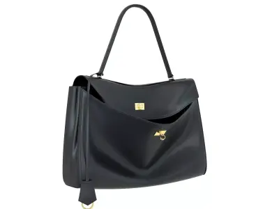 Balenciaga Rodeo Bag Black Low-poly 3D model