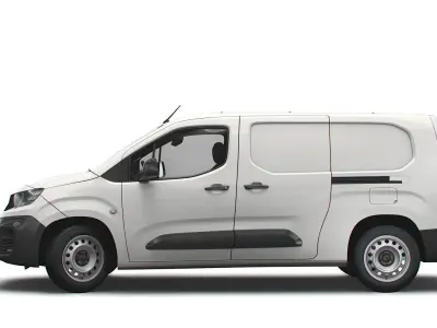 Peugeot Partner UK-spec Professional Long 2020 3D model