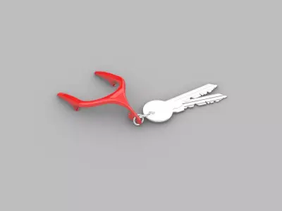 Formula 1 Halo keychain 3D print model