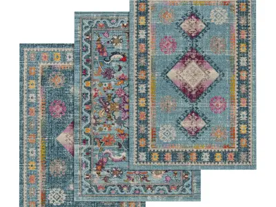 Rug Set 205 3D model