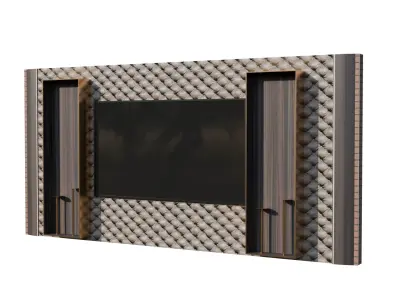 Interior Wall Design 3D Model Low-poly 3D model