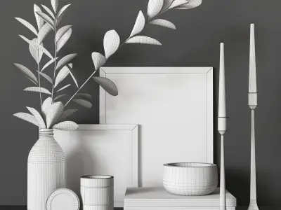 Decorative set 3D model