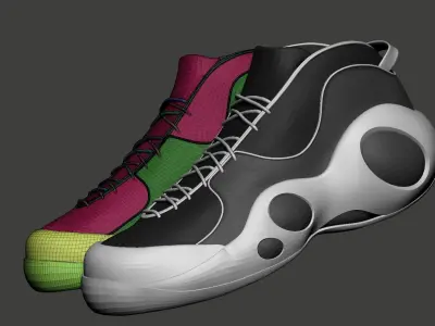 Nike Air Zoom Flight 95 Low-poly 3D model