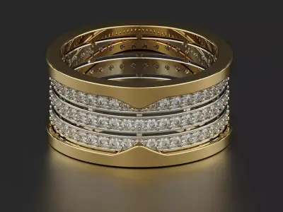 Diamond Ring  3D print model