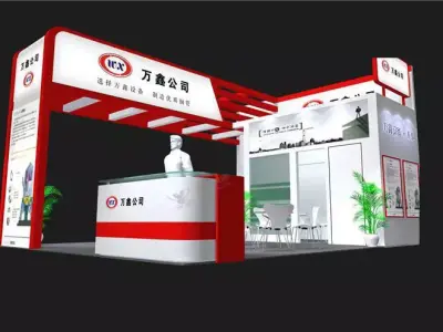Booth - Area - 6X7-3DMAX2009-03 3D model