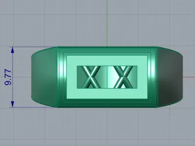 Onyx Ring 3D print model