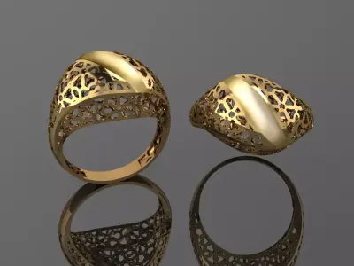 49 turkey paper casting rings stl  3D print model