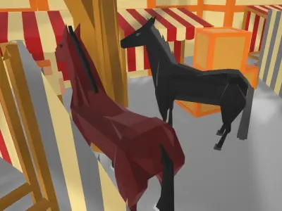 village fair Free 3D model
