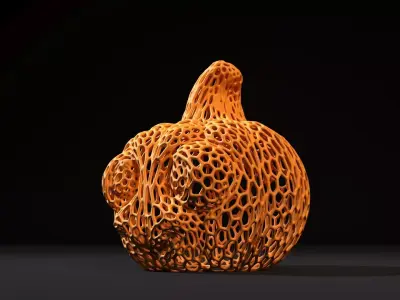 Pumpkin halloween 3D print model buy