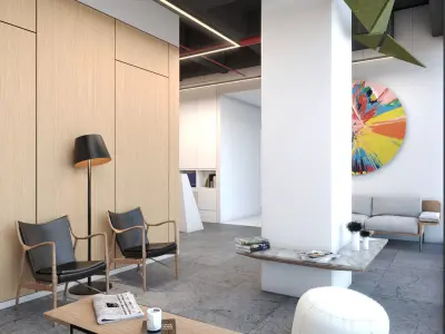 Waiting Room 3D model