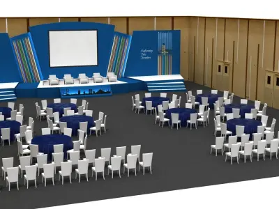 Meeting Decor And Stage 73 3D model