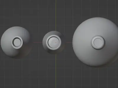 Marble Vases 3D model