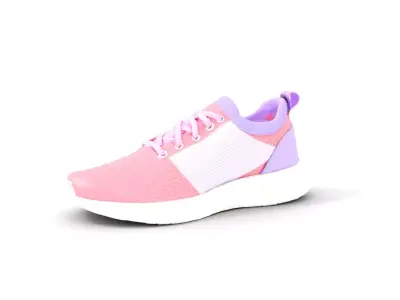 Lavender Pink Sneaker model pack Texture