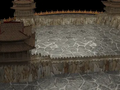 chinese ancient house   3D model
