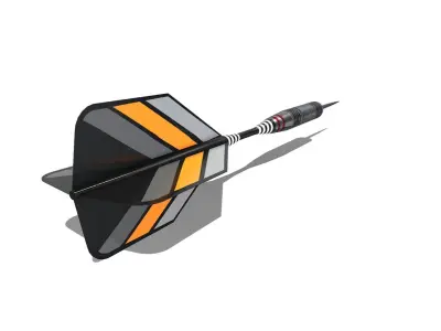 Dart - Darts Low-poly 3D model