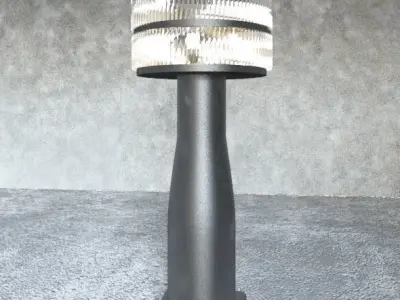 Stand diamond lampshade 3D model