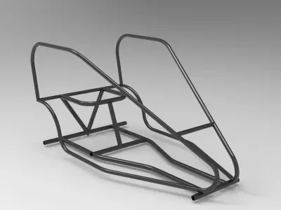 Go Kart Frame 3D print model