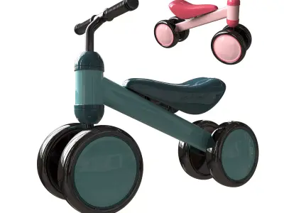 Retrospec Cricket Baby Walker Balance Bike 3D model