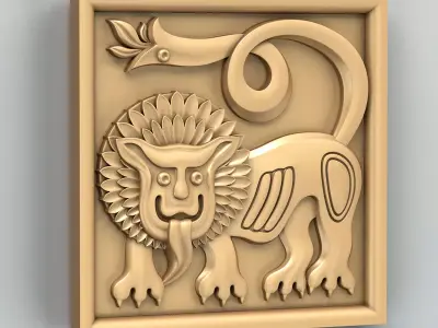 Square rosette 021 3D model