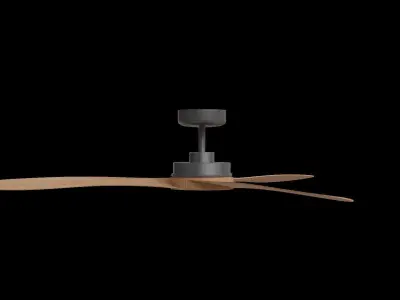 Capri 52 Dc Ceiling Fan Low-poly 3D model