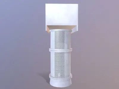 Isolate Pump Low-poly 3D model