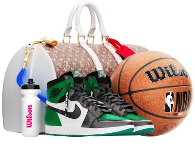 basketball equipment set 3D model