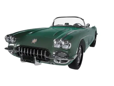 Chevrolet - 1960 - corvette c2 3D model