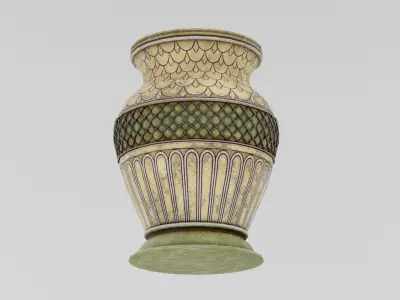 Ancient Urn Low-poly 3D model