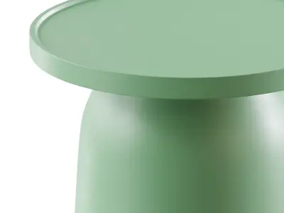 scandinavian small round coffee table 3D model