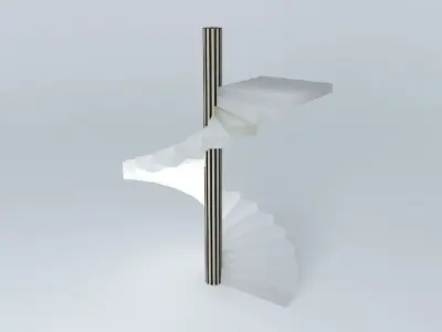 Spiral ladder 3D model