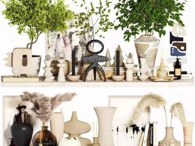 Decorative set 05 3D model