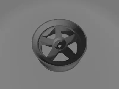 22mm AL13 Replica Wheels For 24th and 28th Scale RC 3D print model