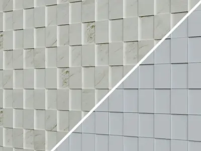 Tiles ATLAS CONCORDE MARVEL PRO Mosaico 3D 3D model