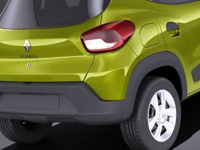 Renault Kwid 2018 VRAY 3D model