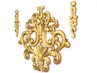 carved classic decorative ornament cnc 3d printing stl 45 3D print model
