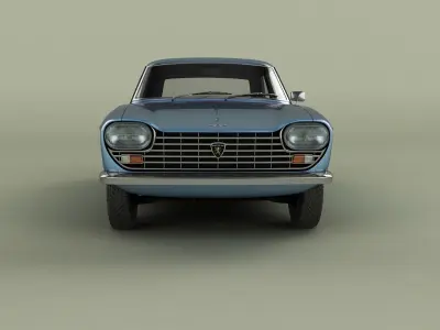 Peugeot 204 Coupe 3D model