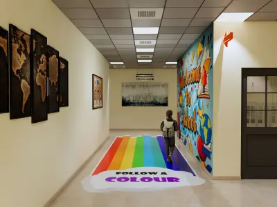 Australian School of Abu Dhabi Full Campus 3D model